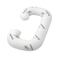 Giselle Bedding Pregnancy Pillow for Side Sleepers C-Shaped Body Pillow with Bamboo Fiber Cover, Maternity Pillow for Full Body Support, Belly and Waist Comfort