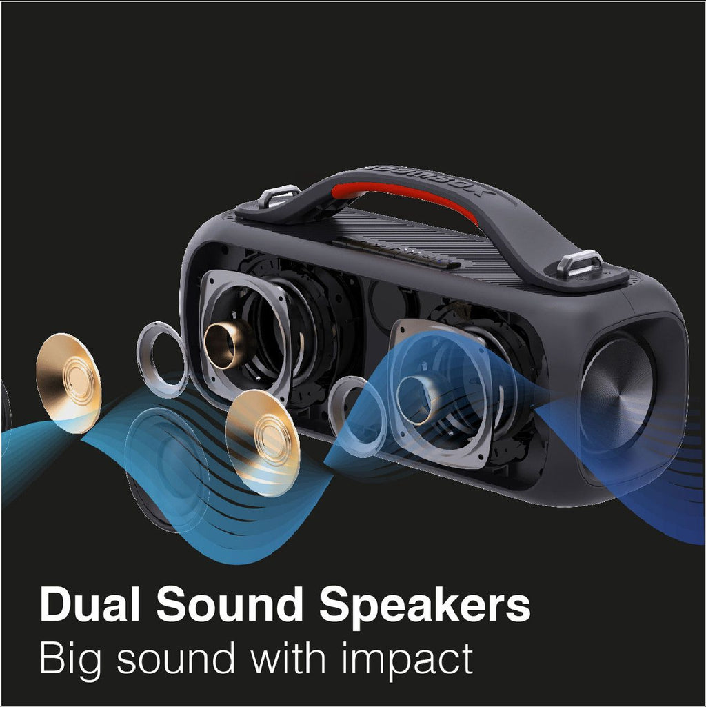 SoundTec Mini Boombox Portable Speaker