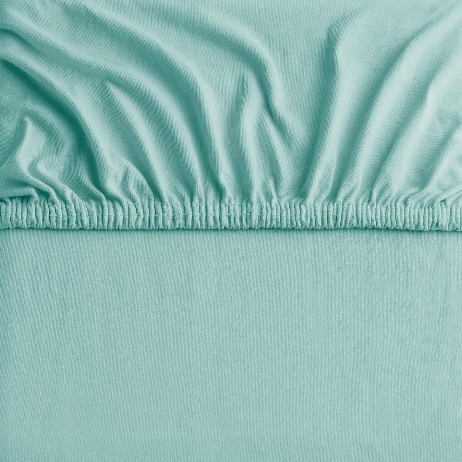 Hotel Quality Fitted sheets - 2 Piece Fitted sheets  -Breathable Bedding - Wrinkle, Fade, Stain Resistant- 26inch/40cm Deep Pocket Fitted Bed Sheet-Wrinkle and Fade Resistant,(Ice blue,Double)