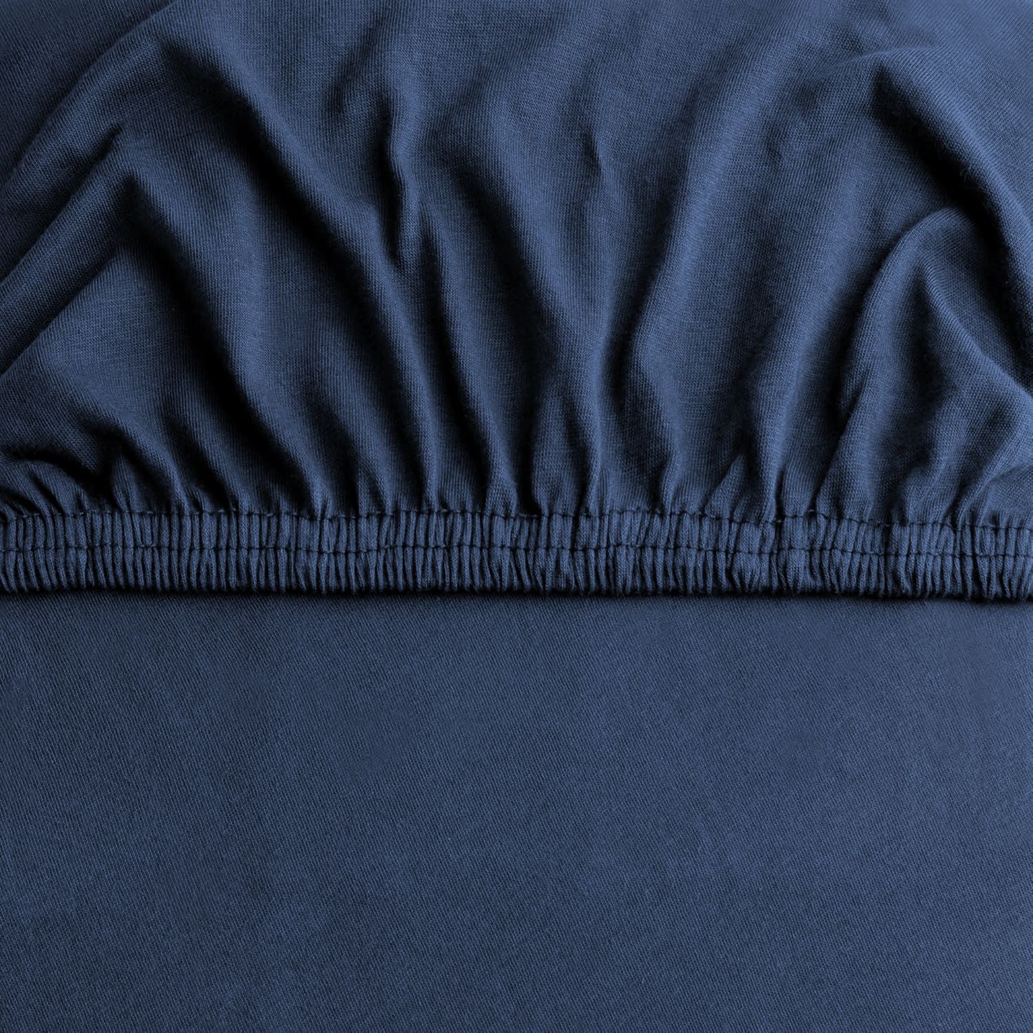 Hotel Quality Fitted sheets - 2 Piece Fitted sheets  -Breathable Bedding - Wrinkle, Fade, Stain Resistant- 26inch/40cm Deep Pocket Fitted Bed Sheet-Wrinkle and Fade Resistant,(Navy,Double)