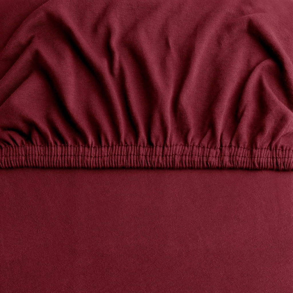 Hotel Quality Fitted sheets - 2 Piece Fitted sheets  -Breathable Bedding - Wrinkle, Fade, Stain Resistant- 26inch/40cm Deep Pocket Fitted Bed Sheet-Wrinkle and Fade Resistant,(Red,King)