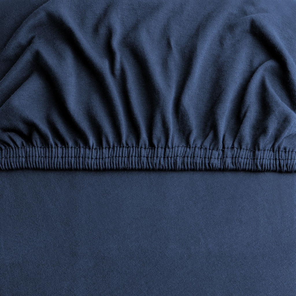Hotel Quality Fitted sheets - 2 Piece Fitted sheets  -Breathable Bedding - Wrinkle, Fade, Stain Resistant- 26inch/40cm Deep Pocket Fitted Bed Sheet-Wrinkle and Fade Resistant,(Navy,Queen)