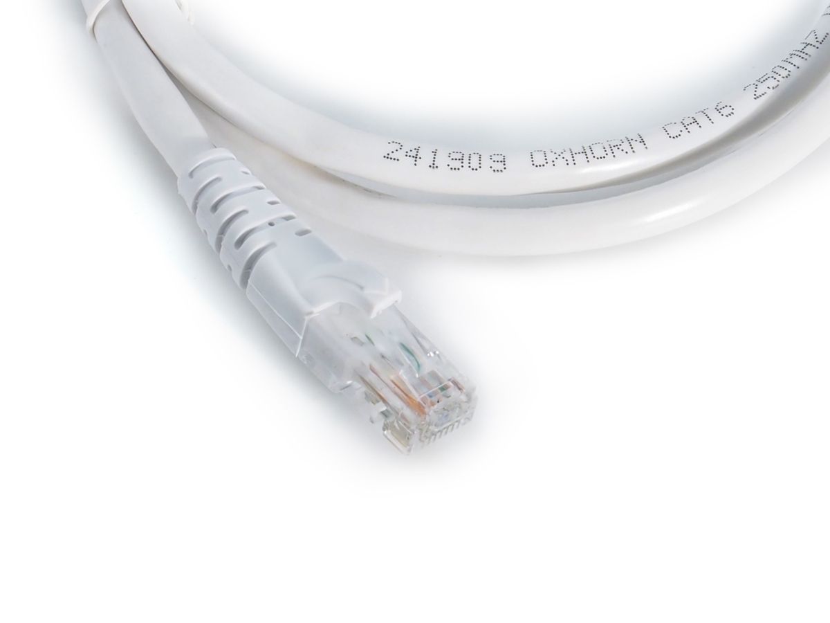 OXHORN CB-CAT6-W003 Network Cable Cat6 3m White