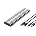 OXHORN UM-311S USB C 3.2 Gen 2 M.2 NVMe Enclosure Silver