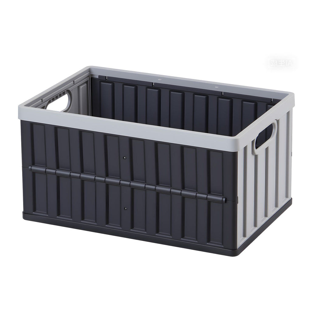 Plastic Collapsible Storage Bins with Lids, 65L 3 Packs, Stackable Folding Storage Crates with Handles, Holds 38 kg Per Bin, Heavy Duty Containers, Space-Saving Baskets, for Home Organizing