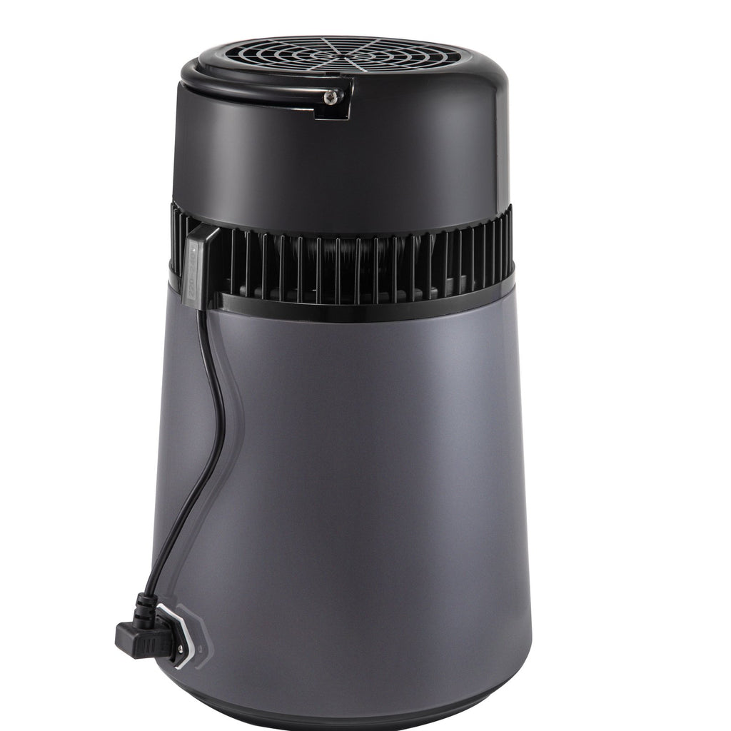 Home Water Distiller Distilled Water Maker 4 L with Dual Temp Display Grey