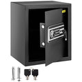 Safe Box, 1.7 CU.FT Fingerprint Safe Box for Money with 2 Keys & Digital Keypad, Q235 Steel Safe Box for Storing Cash, Jewelry, Pistols, Documents, Watches in Home & Office & Hotel